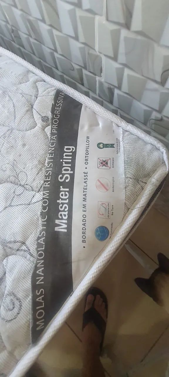 Colchão solteiro Master Spring Ortobom