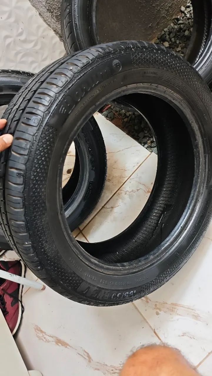 Jogo de pneu aro 15 195/50/15 - Foto 4