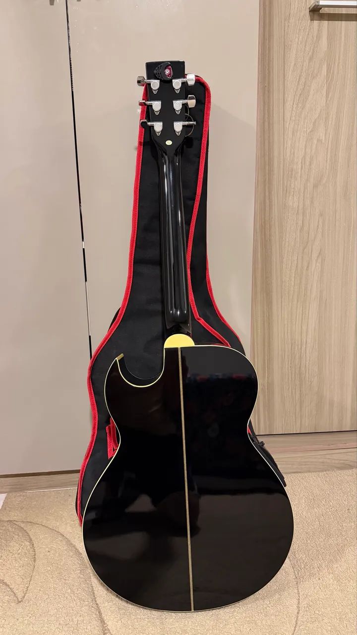 Violão elétrico Eagle GL 36 BKB - Foto 4