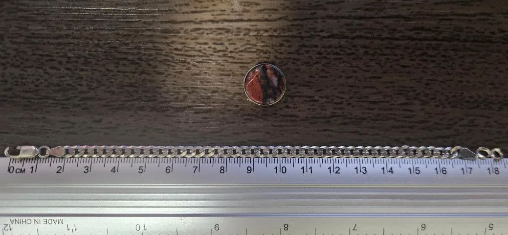 Pulseira de prata 925 5 mm