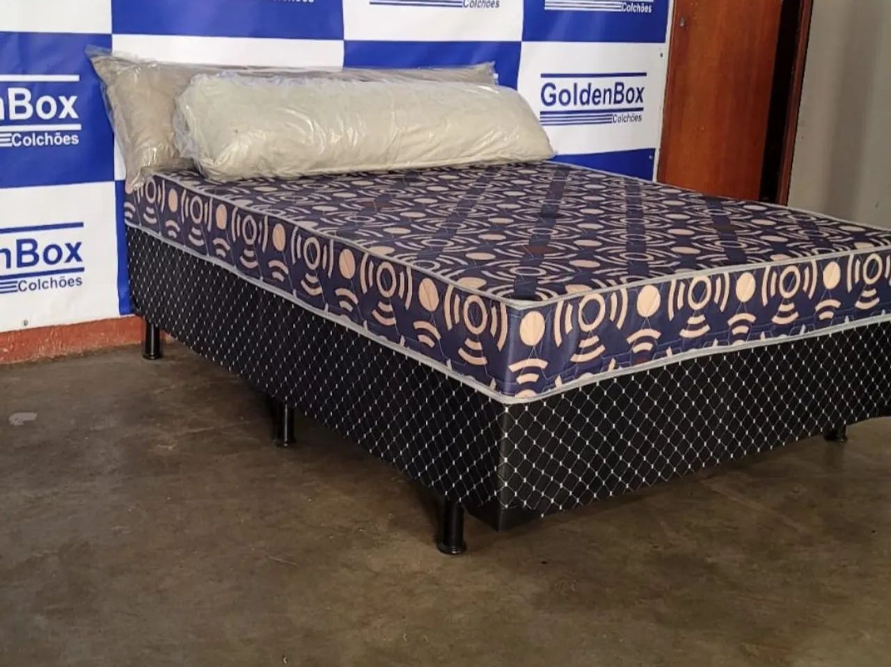 Cama box acoplado casal 