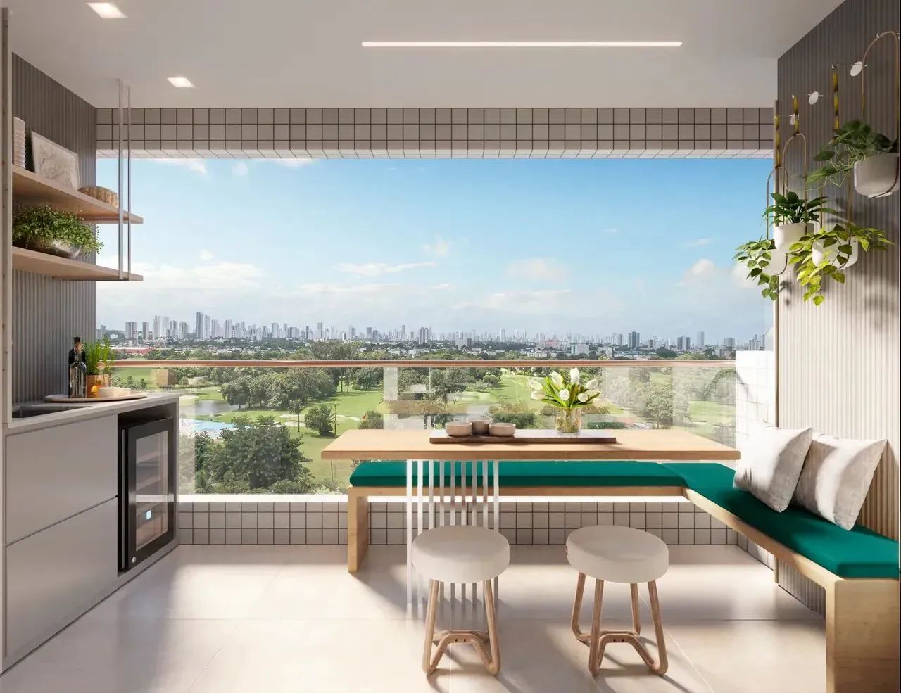 Excelente  apartamento localizado em frete ao Caxangá Golf Club