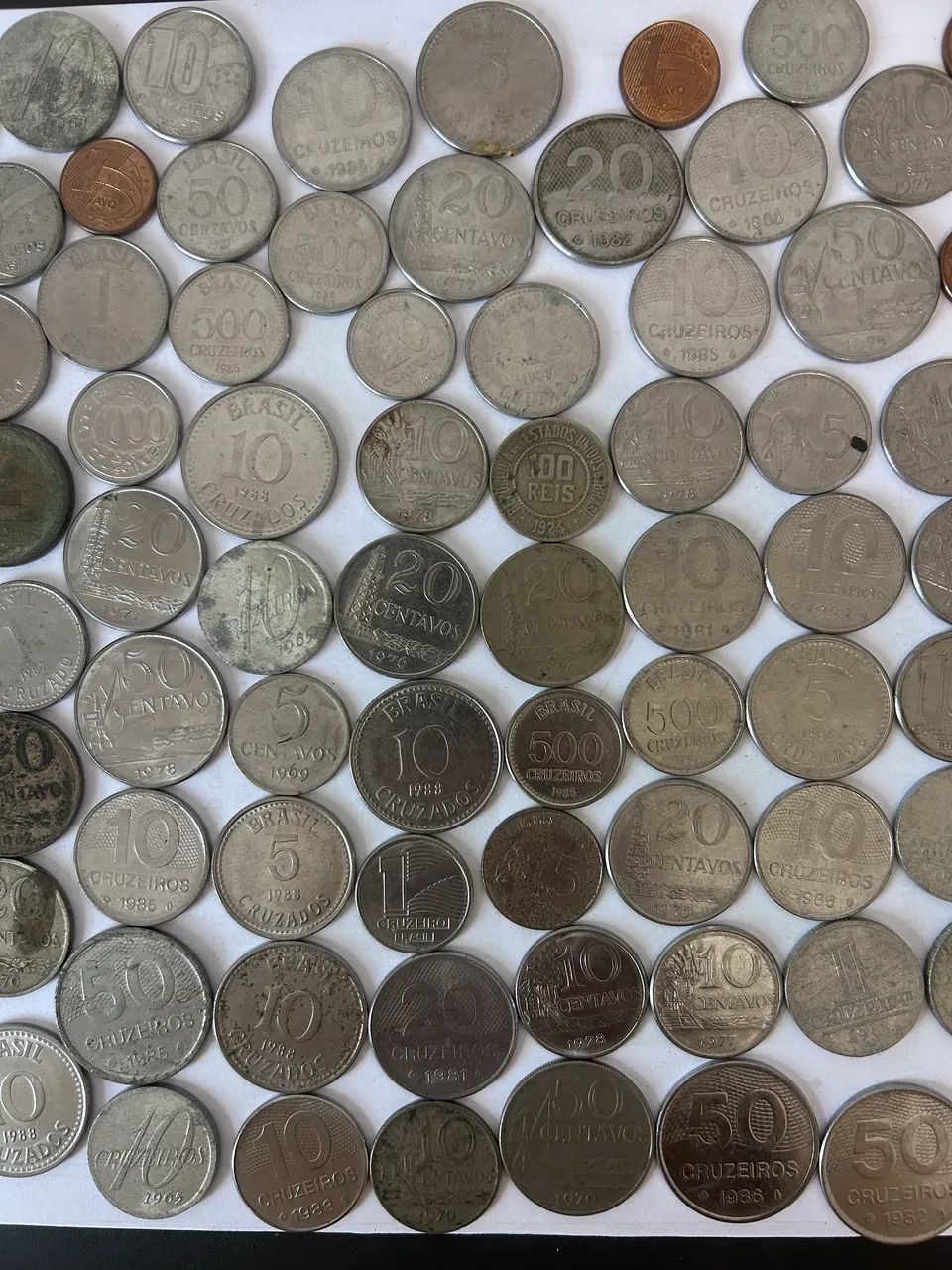 Lote moedas antigas - Foto 4