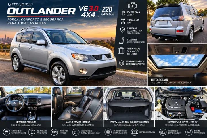 Mitsubishi Outlander 3.0/ GT 3.0 V6 AUT. 2009