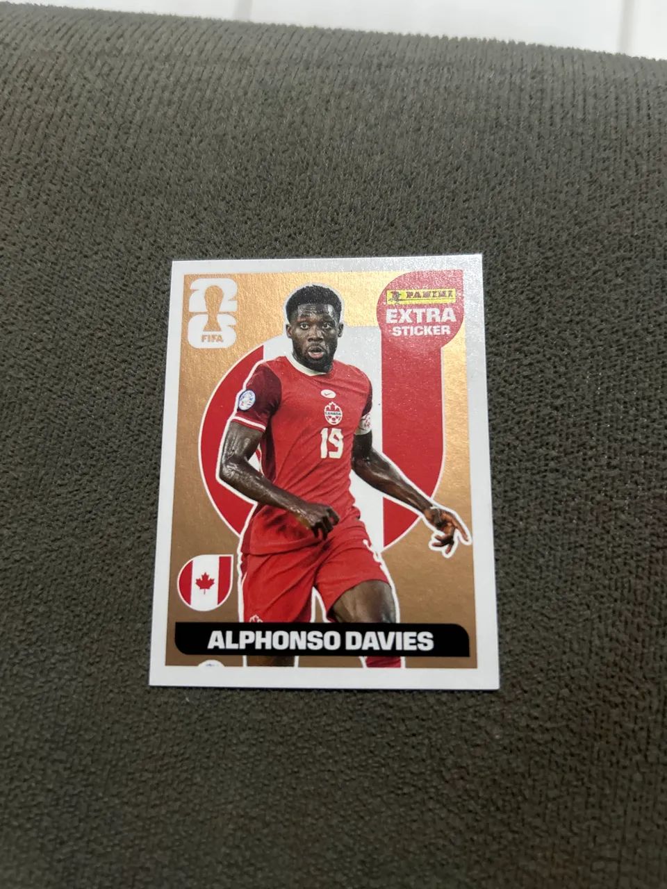 Carta da copa legend Alphonso Davies Bronze 