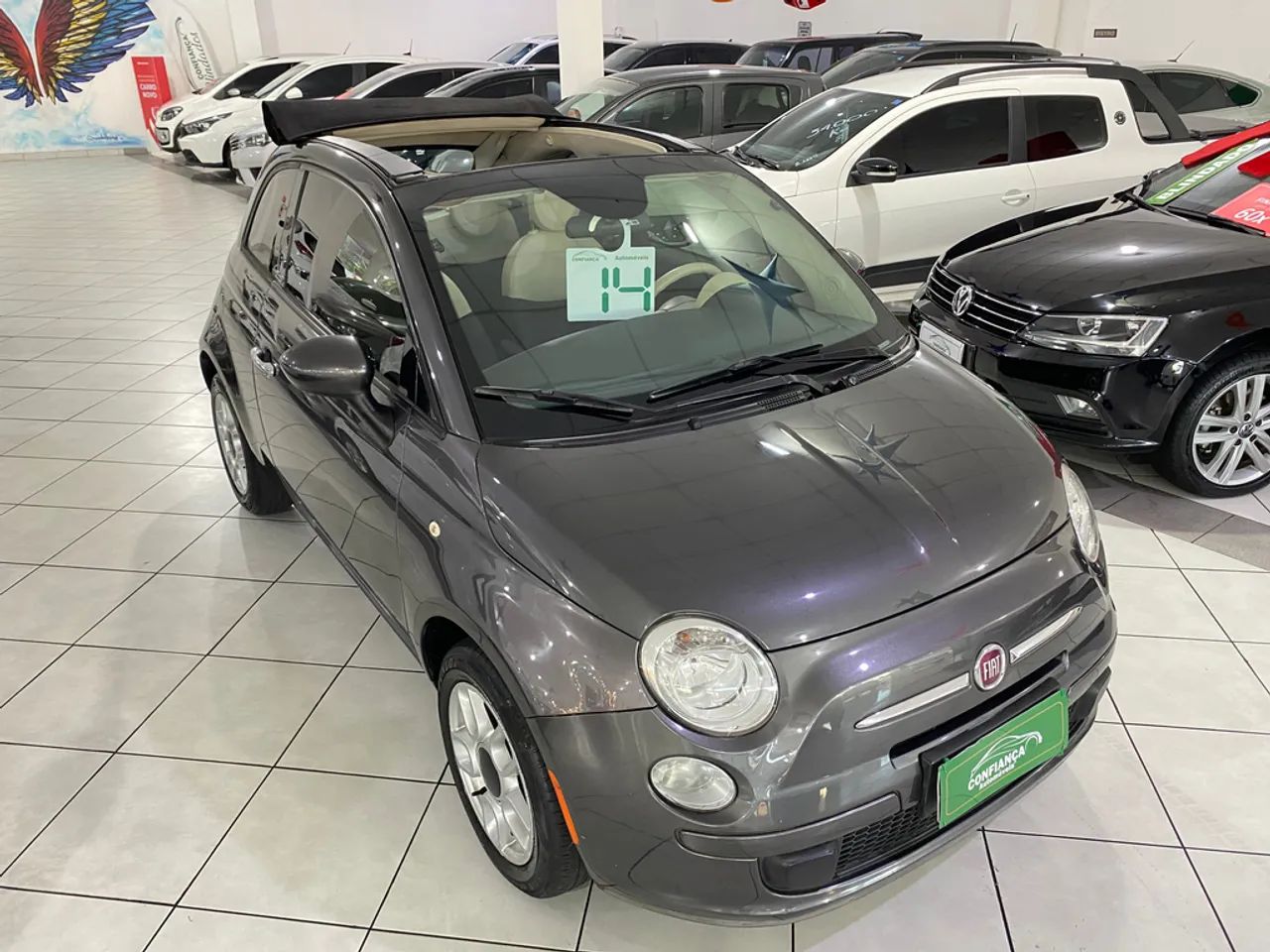 Fiat 500 Cabrio Dualogic Flex 1.4 8V 2014