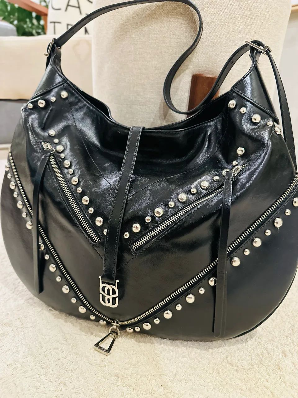Bolsa de couro legítimo schutz original 
