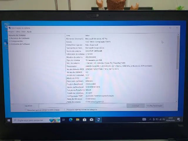 Notebook T480 usado