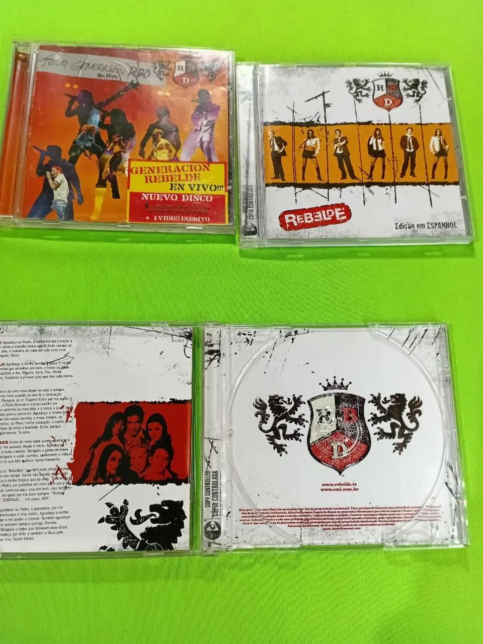 2 cds RBD Rebelde Espanhol e Tour Generación + Brinde - Foto 4