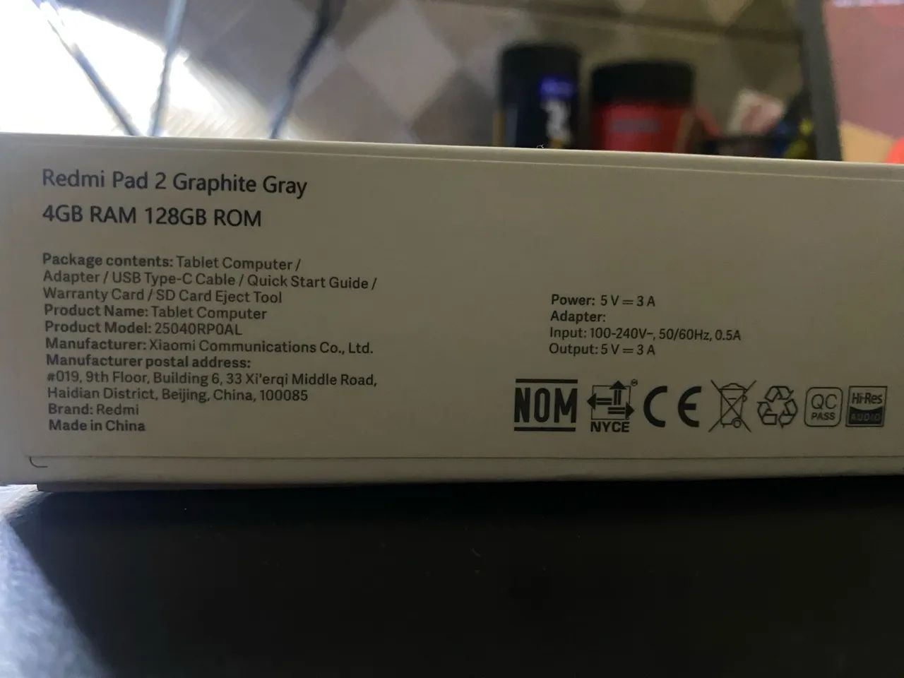 Tablet XIAOMI REDMI Pad 2 128GB 4GB RAM 11 Polegadas Cinza - Foto 2
