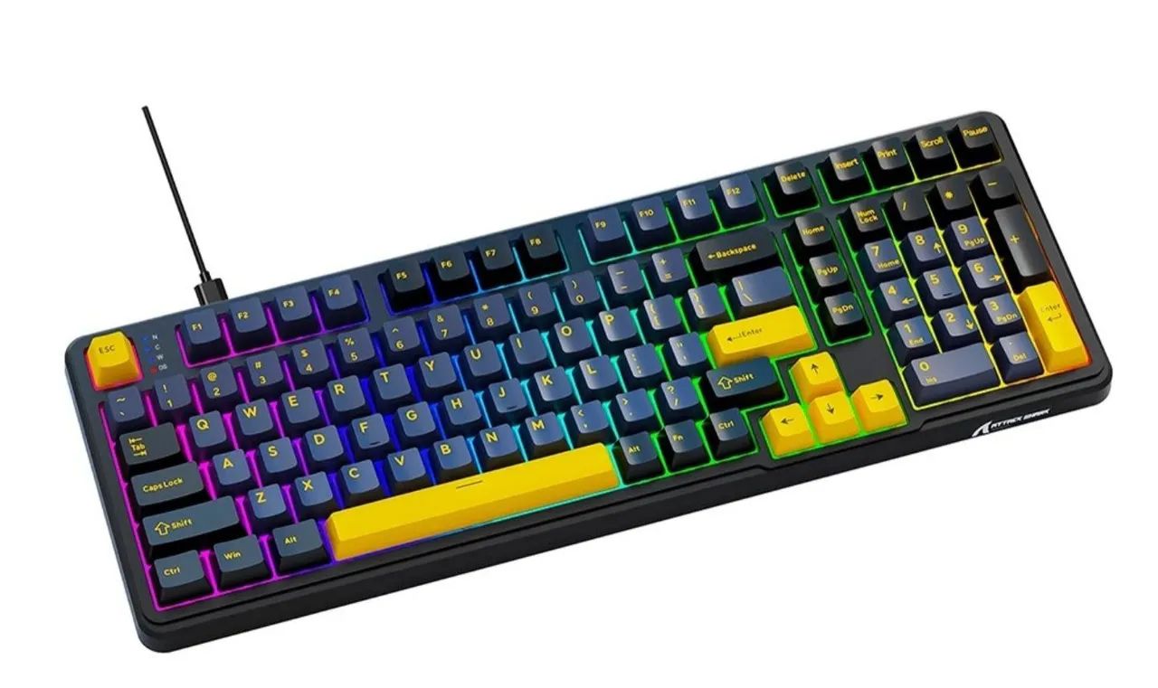 Teclado Magnético Gamer Attack Shark X98 HE, Rapid Trigger