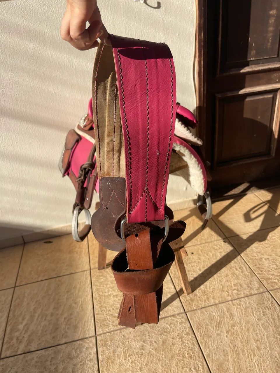 Sela Laço Comprido Rosa - Foto 5