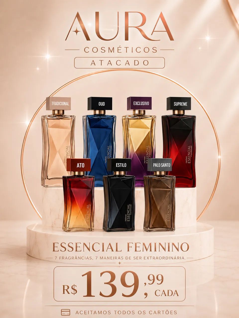 Perfume essencial feminino