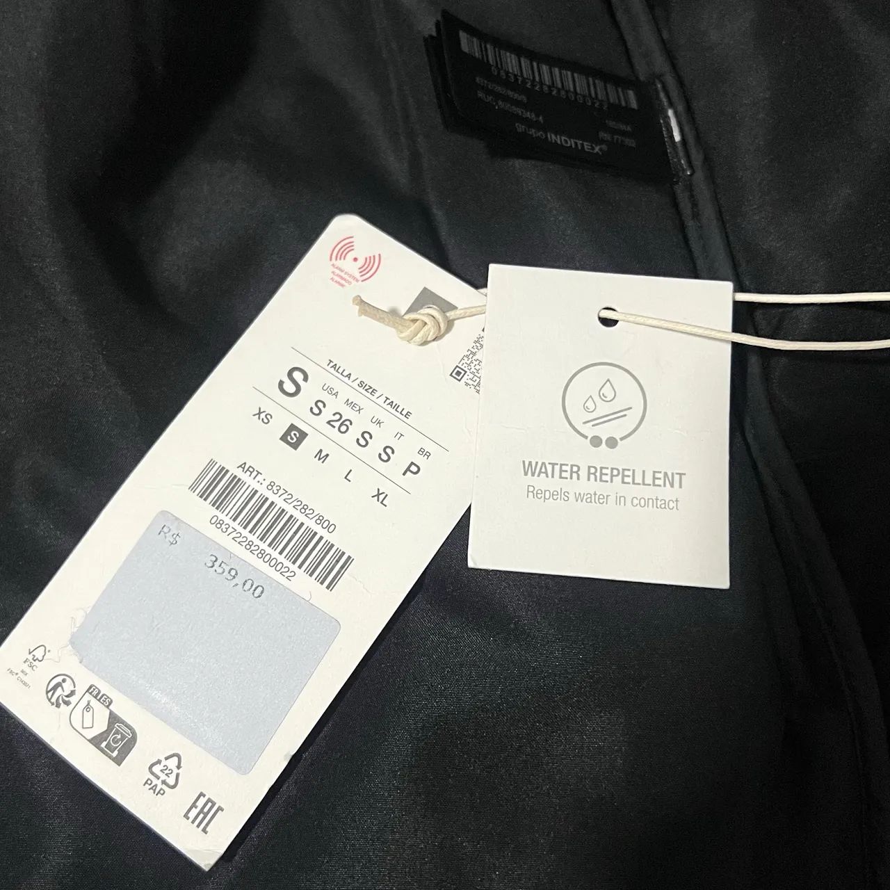 Casaco Zara novo acolchoado com capuz - Foto 4