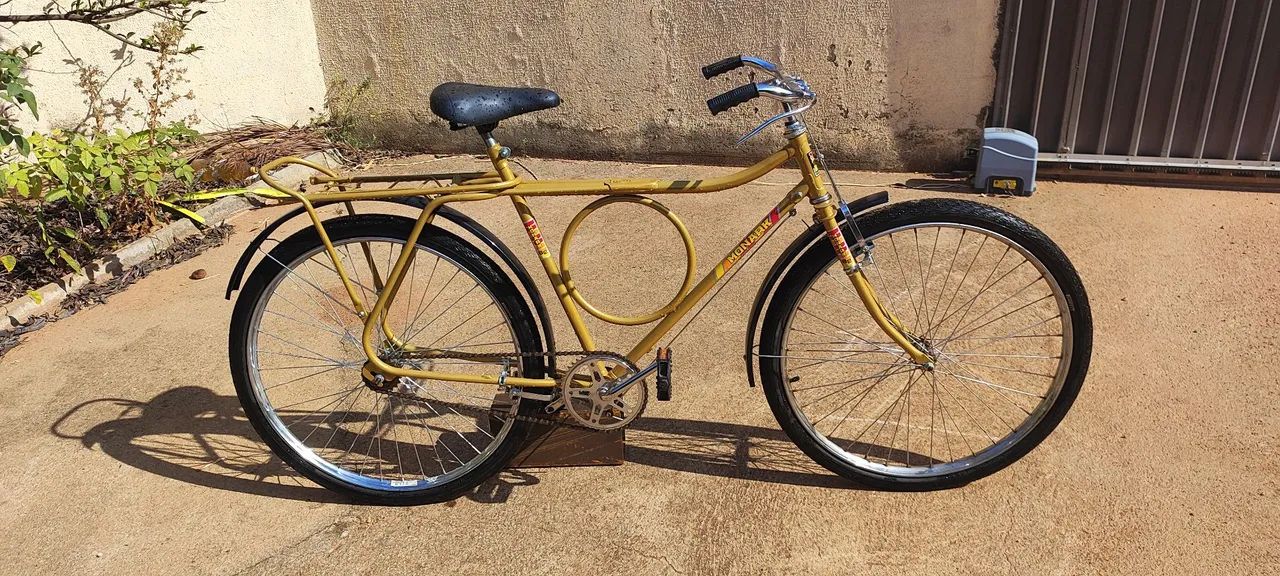 bicicleta barra circular com peças originais 