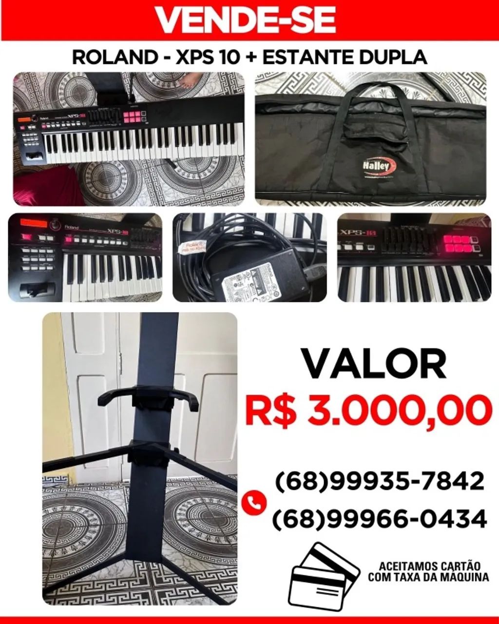 Teclado Sintetizador Roland Xps-10