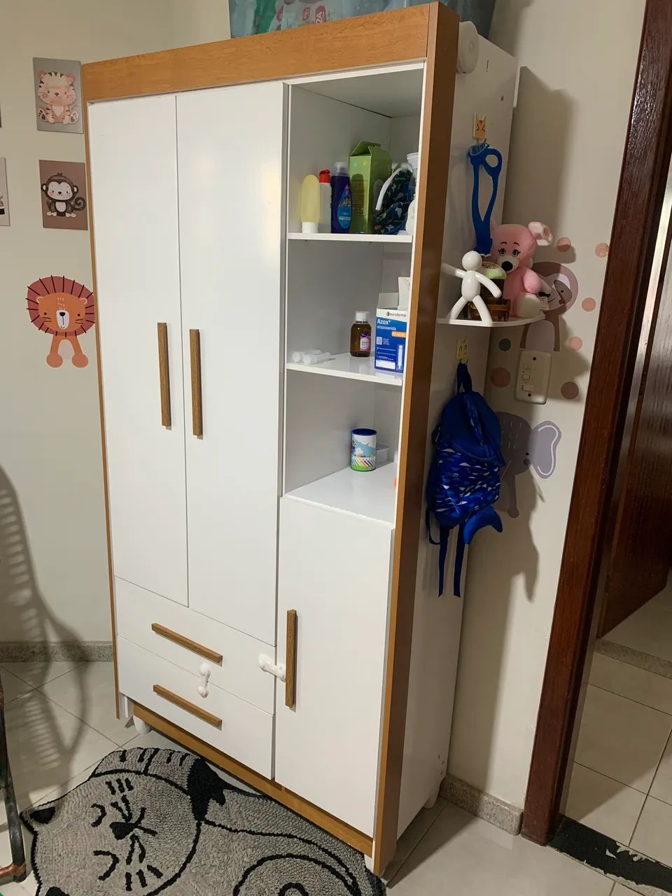 Vendo lindo guarda roupa Infantil  - Foto 5