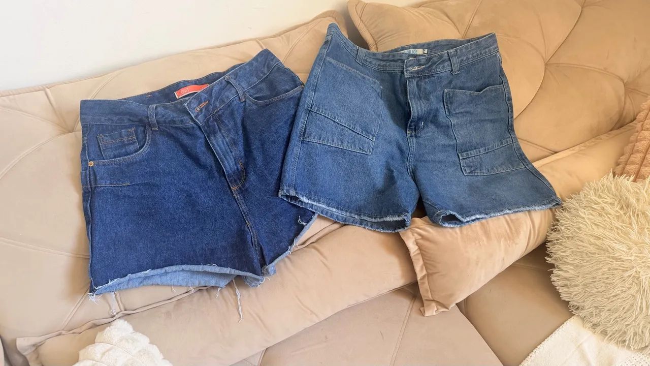 Shorts jeans tamanho 44 - Foto 3
