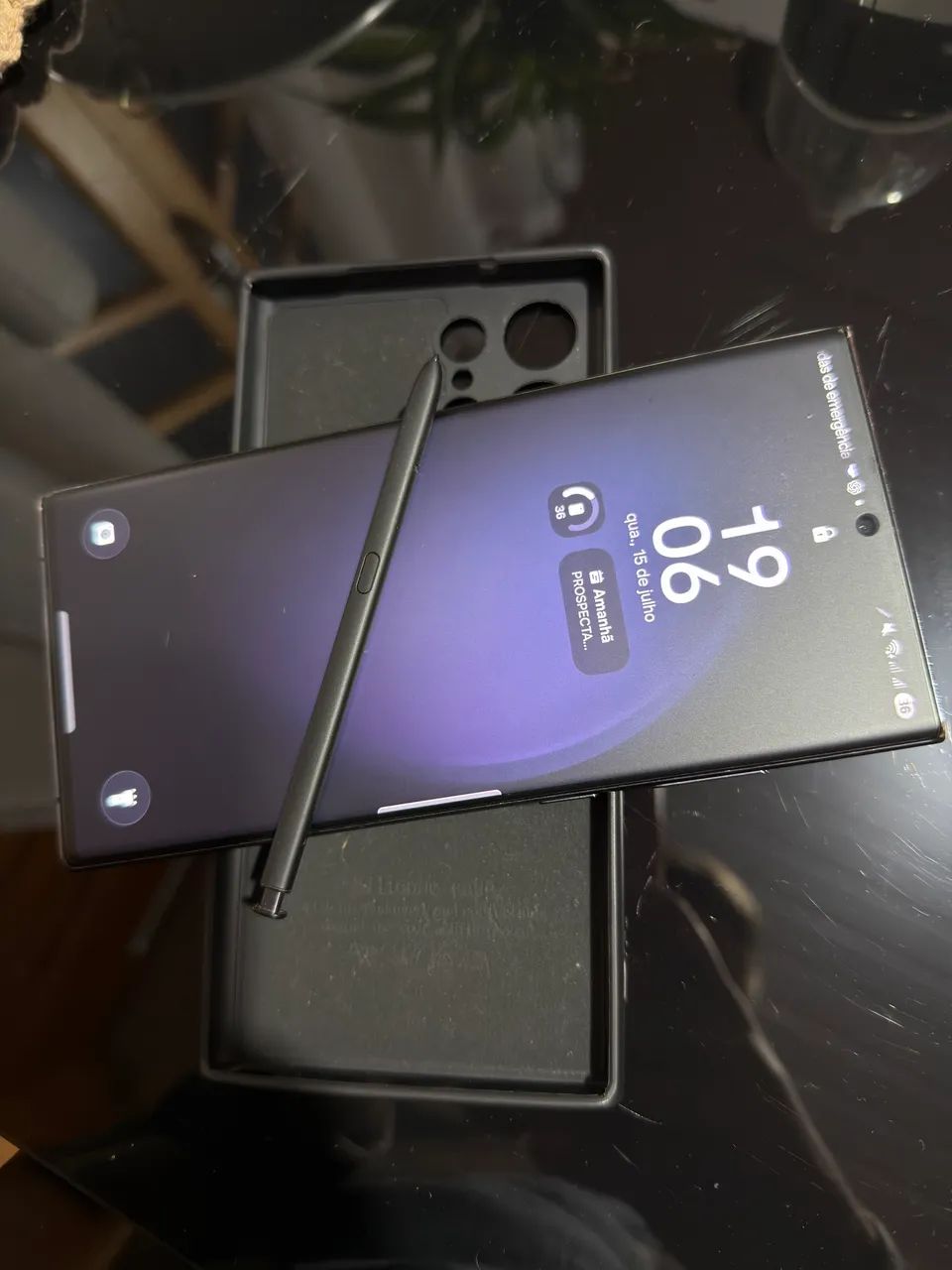 S23 ultra 256gb com nota - Foto 2