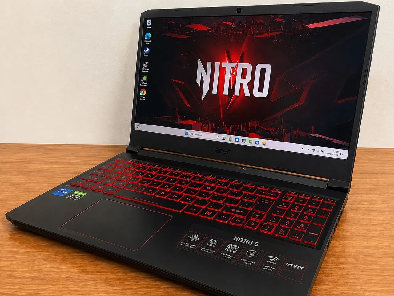 Notebook Acer Nitro 5 RTX 3050 32GB RAM Intel i7 11° Geração  - Foto 3