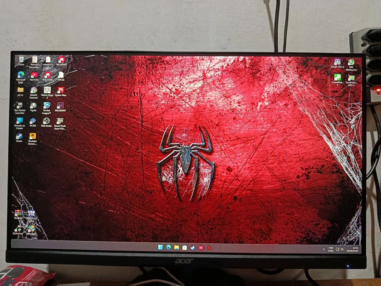 Monitor Acer Nitro 180hz 0.5ms 24.5'' 