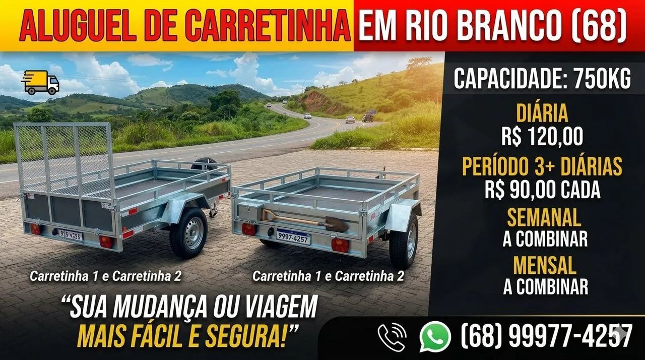 Aluguel de carretinha 