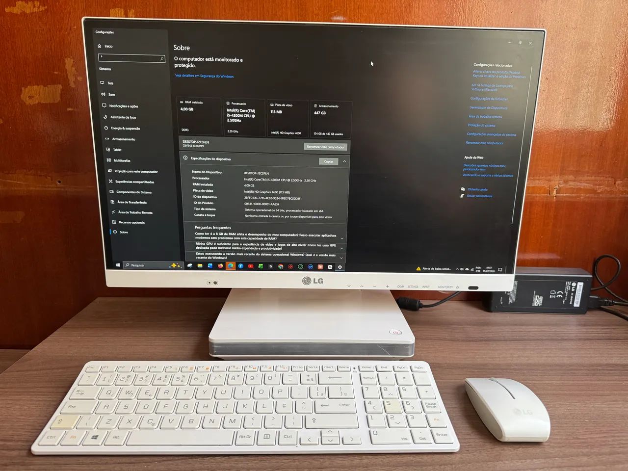Computador All In one LG - 23V545