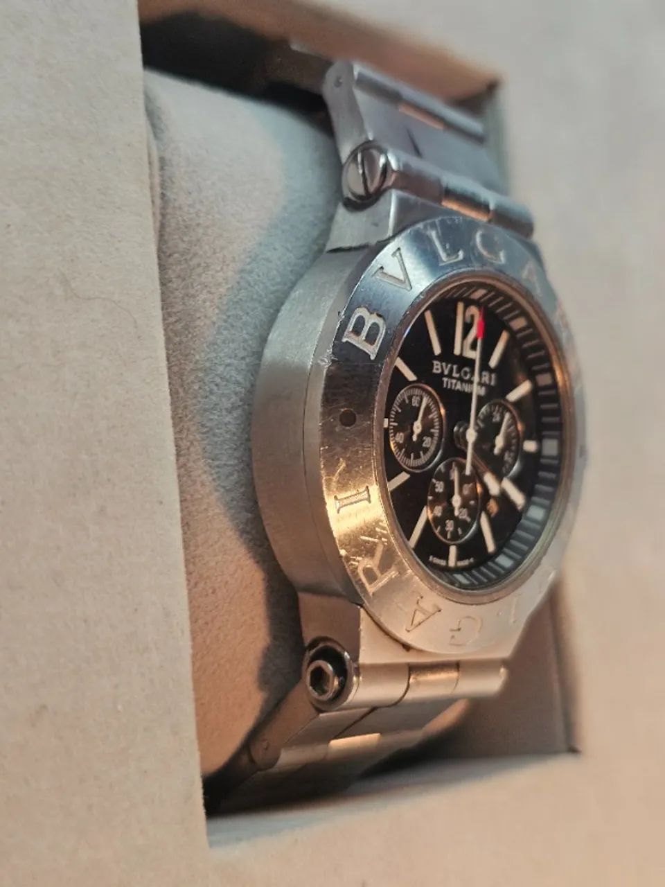 Relógio Bvlgari Cristal de Safira revisado pilha nova  - Foto 3