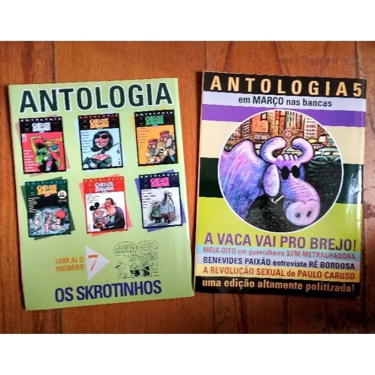 Lote 2 Revistas CHICLETE COM BANANA Angeli - Foto 4