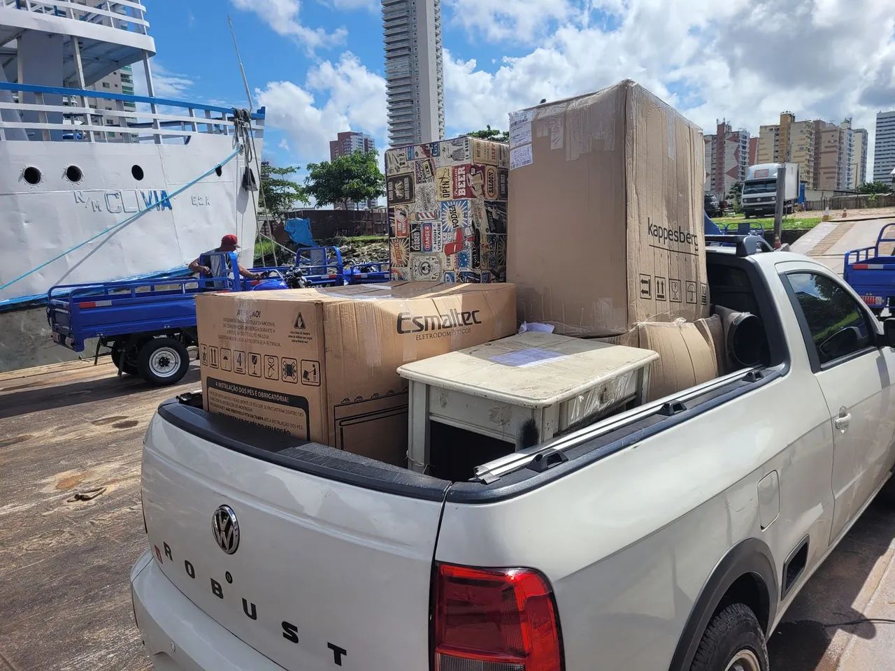 FRETE DE GELADEIRA, CAMA, FREEZER, SOFÁ, MÁQUINA DE LAVAR ETC... - Foto 6