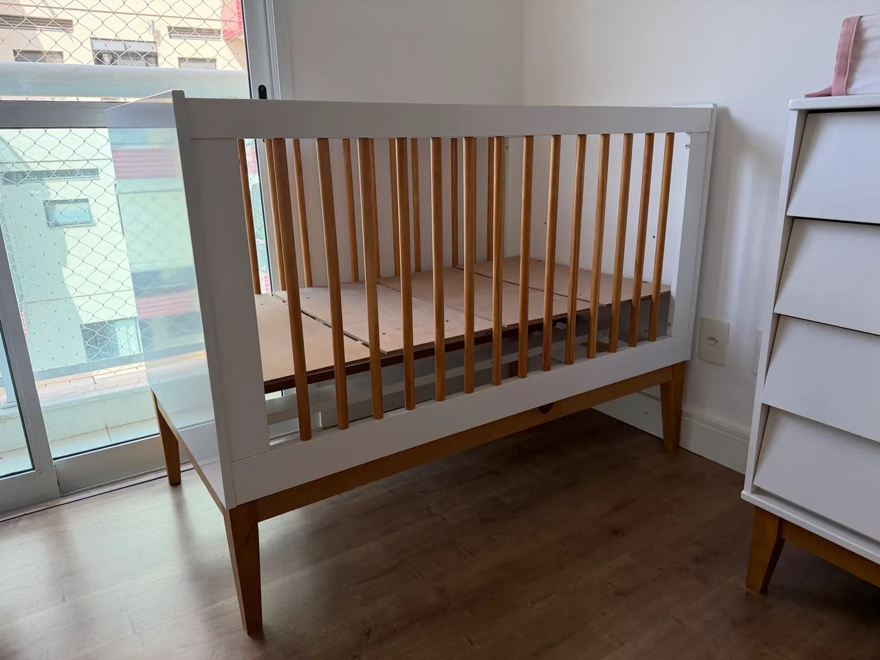 Berço Mini Cama Noah com Pés Square Mel - Foto 2