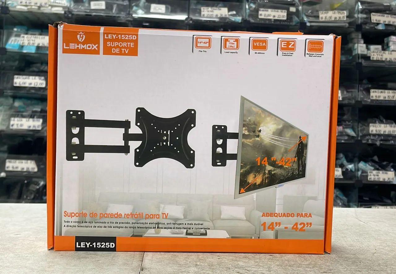 Suportes para Tv Articulado até 55 polegadas - Foto 2
