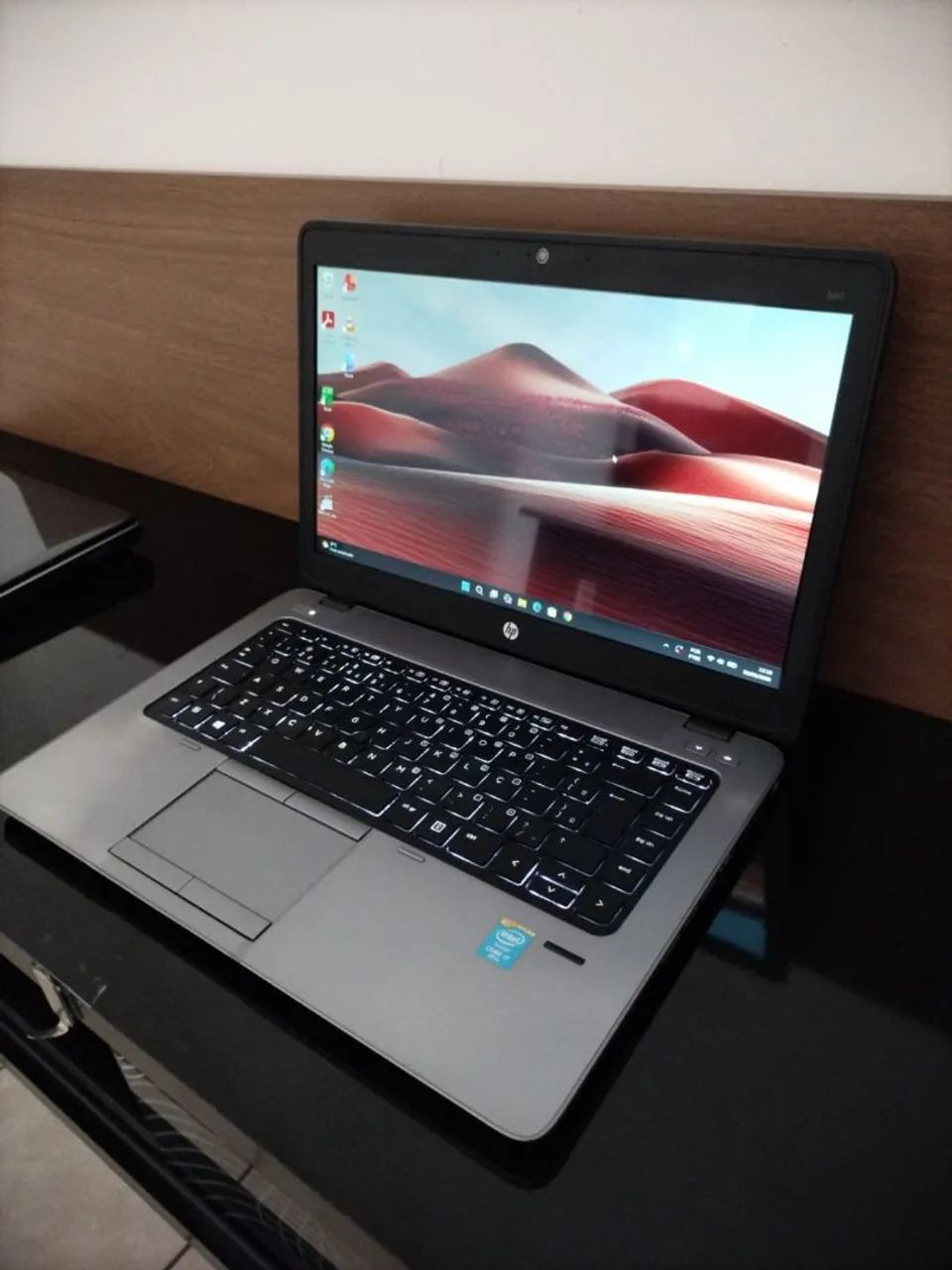 Notebook HP i7 EliteBook com SSD de 256 GB, 8 de ram e Win 11 