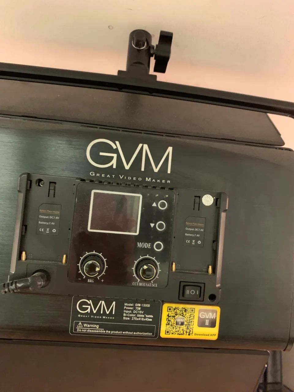 Par de iluminação GVM