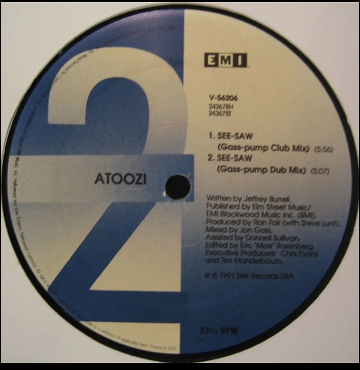 Lp Vinil Atoozi - See-Saw - Single 12" - Foto 2