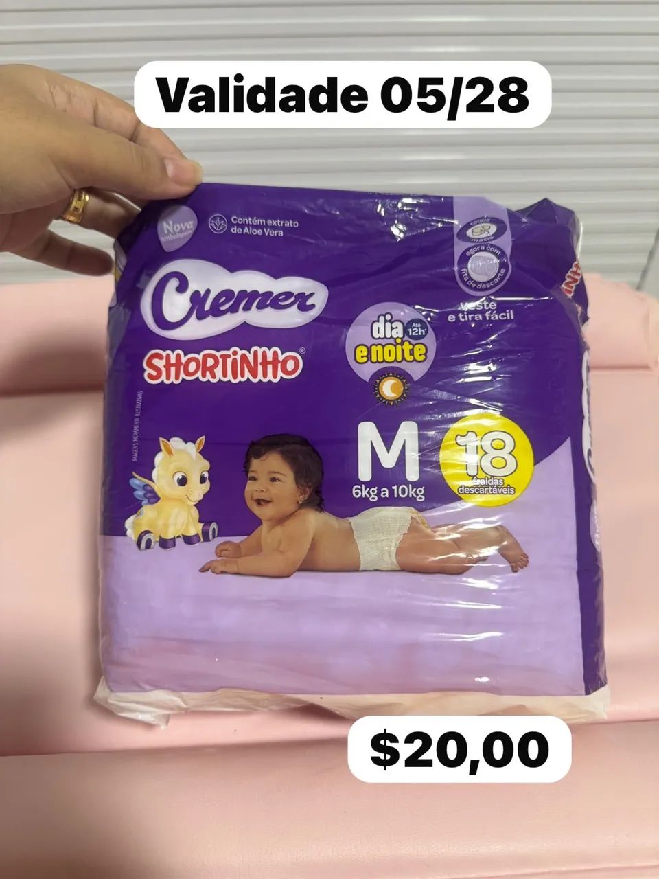 Fraldas descartáveis para bebê 