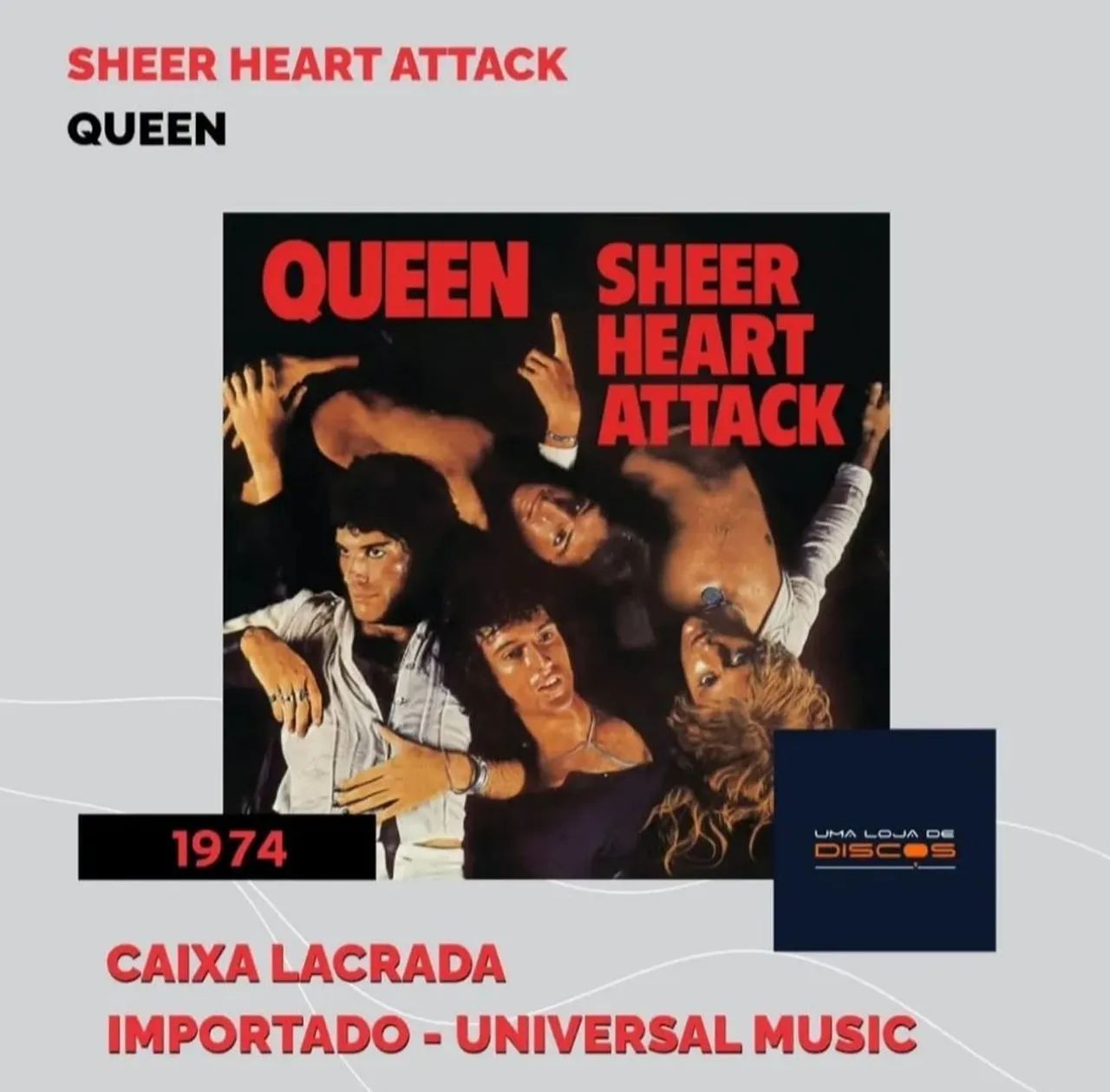 Vinil Queen Lacrado!