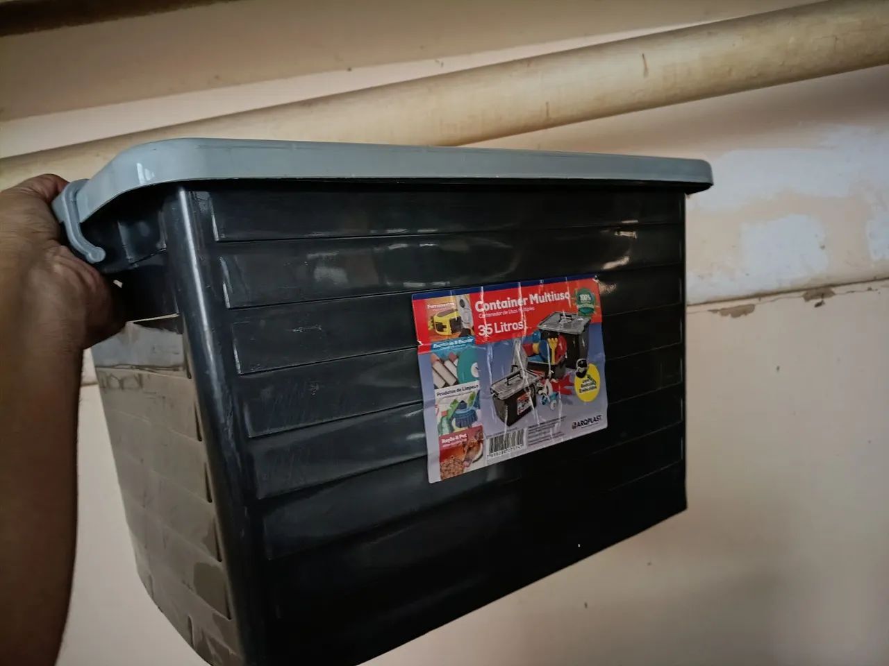 Caixa Organizadora Container Multiuso ARQPLAST 35 Litros com