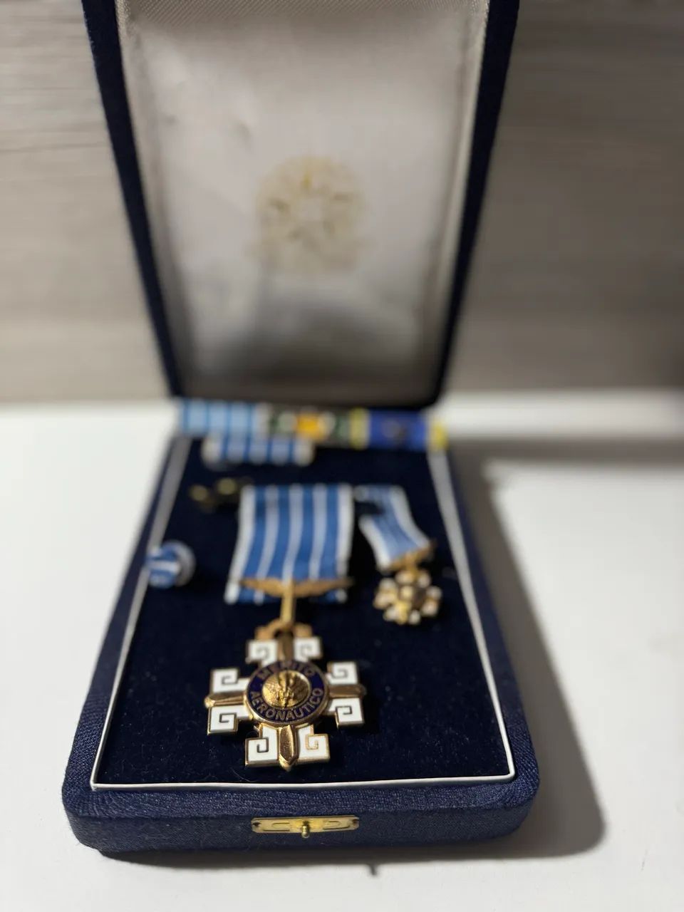 Medalha de Mérito Aeronáutico Original - Com Estojo - Força Aérea Brasileira - Foto 5