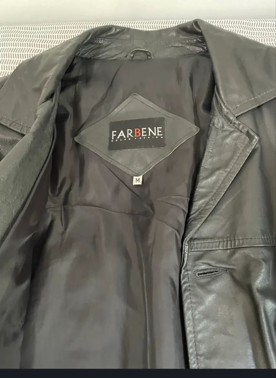 Jaqueta de Couro Original - FABERNE Grife  - Foto 3