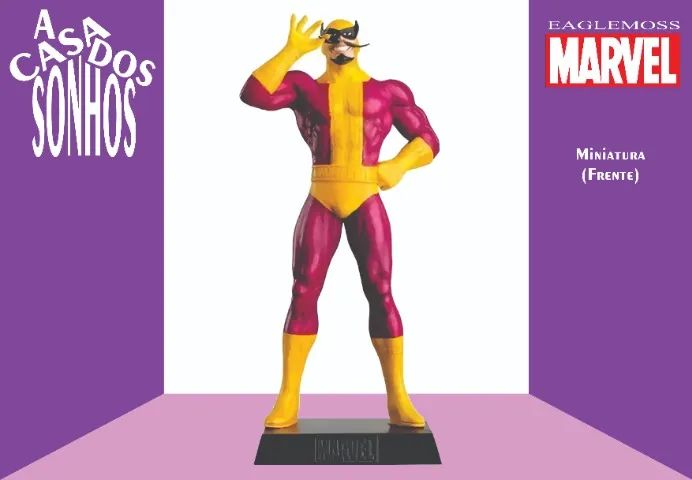 Coleção de Miniatura Marvel Eaglemoss Batroc Nº 174 Completo - Foto 2