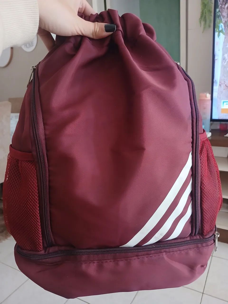 Mochila saco esportivo vinho - Bolsas, malas e mochilas - Oswaldo