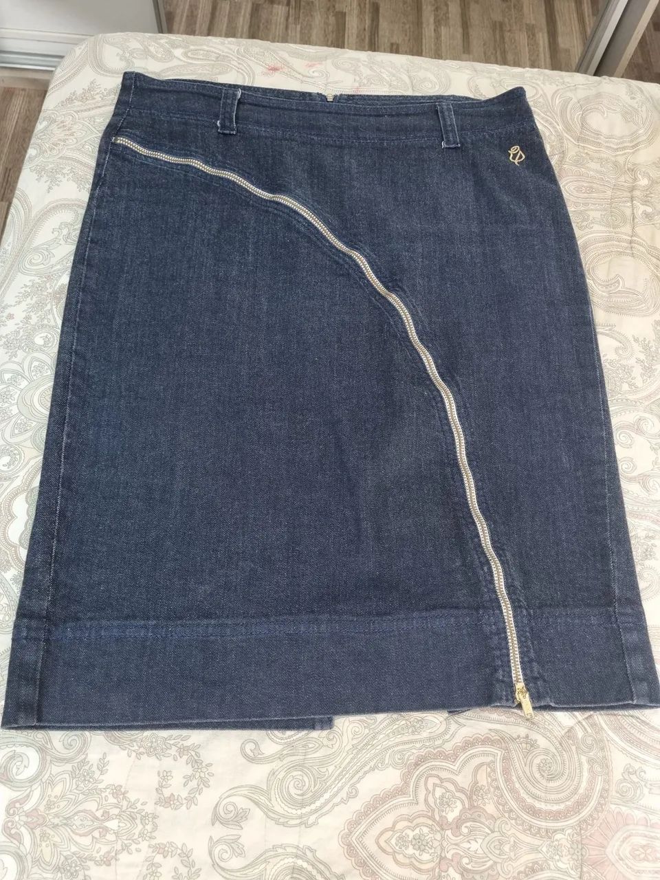 Saia jeans 42 Maravilhosa 
