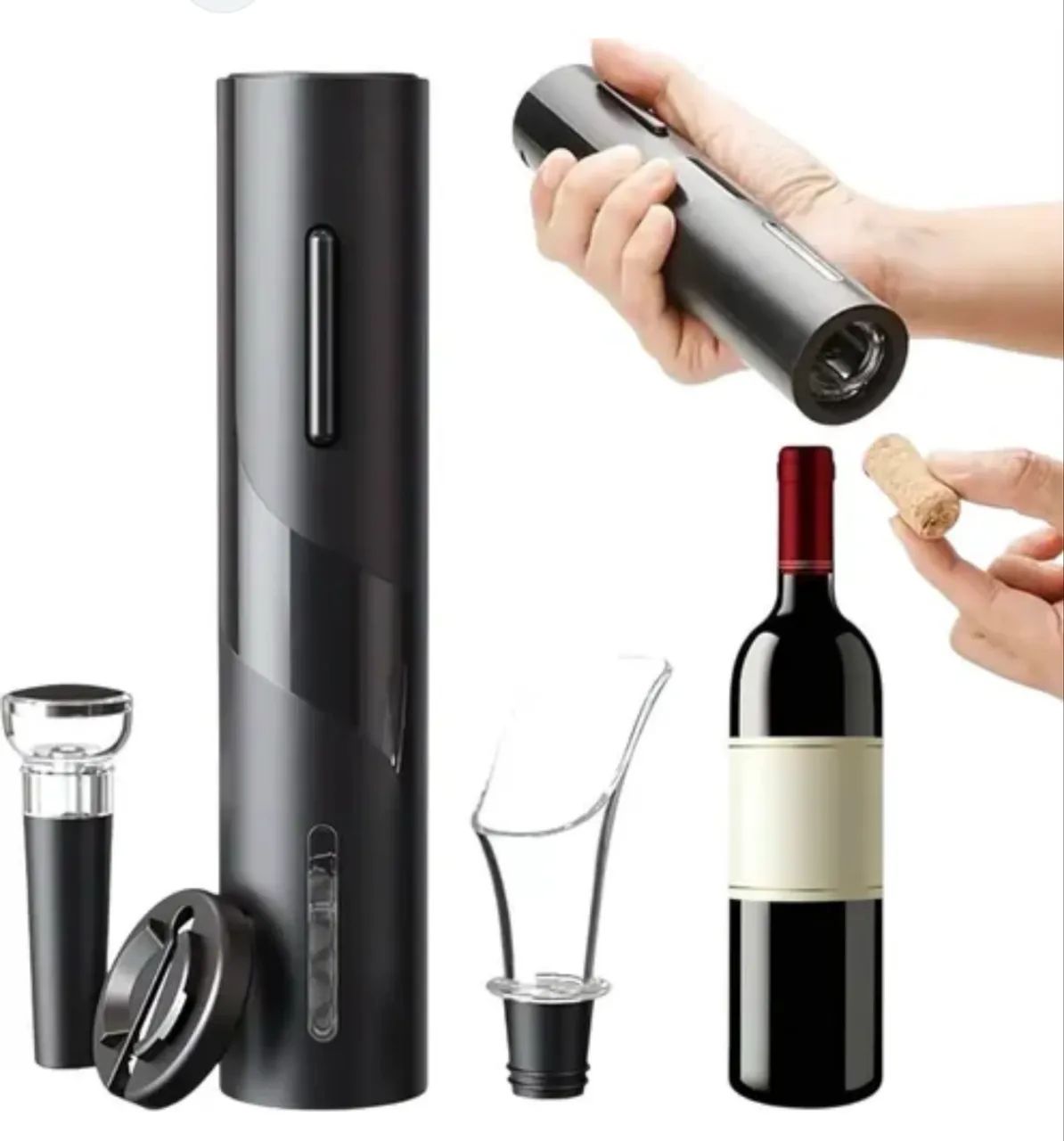 Kit abridor de vinho elétrico  - Foto 3
