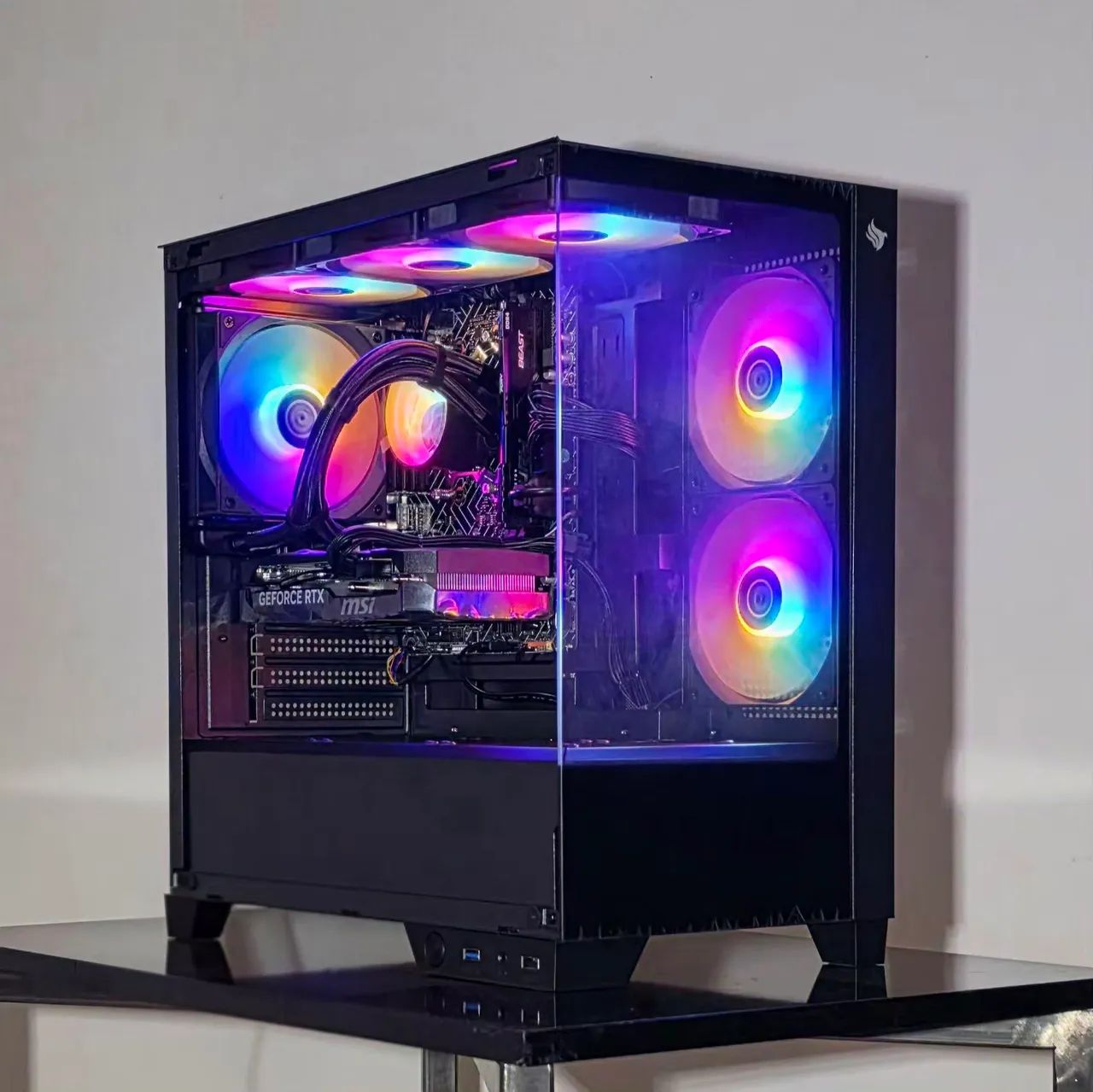 Pc gamer Rx 7600 + Ryzen 5 5500 + 32gb ram | Troco e parcelo - Foto 2
