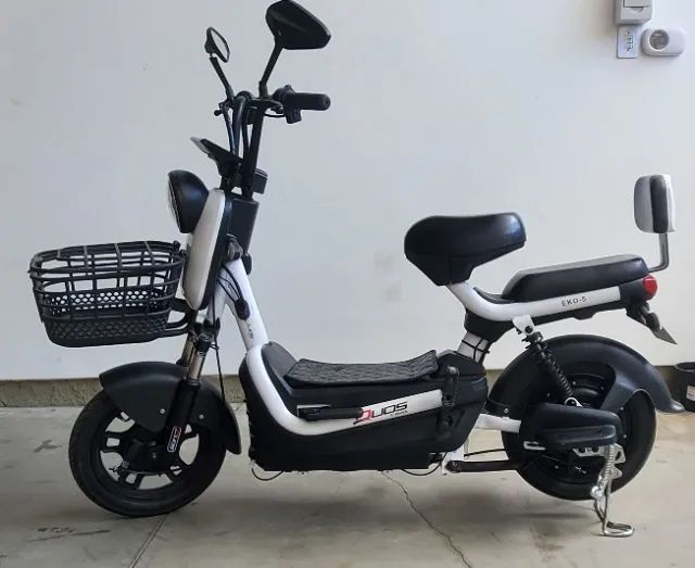 Bicicleta Elétrica Duos Eko-5 - Branca - Foto 2