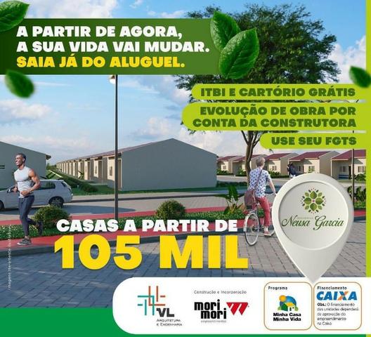 Casa com Sinal de 5 mil - Mensais a partir de 359 reais e descontos que chegam a 31 mil - Foto 5