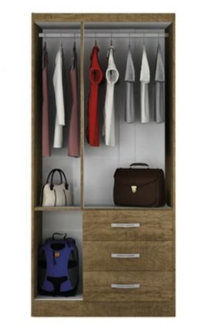 Roupeiro Ônix 3 Portas ( Entrega Grátis) - Foto 4