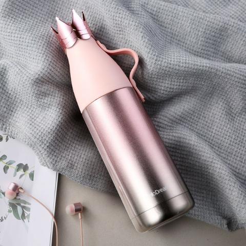 Garrafa Térmica De Inox 350 Ml Com Tampa de Coroa - Foto 3