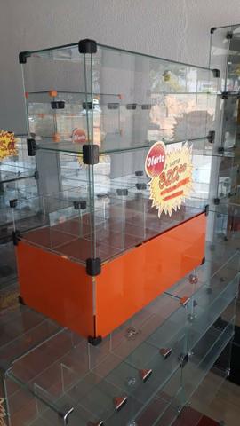 Baleiro de vidro caixa